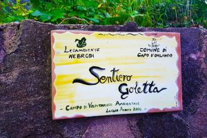 la casa di aurelio sentiero goletta cartello la casa di aurelio sentiero goletta cartello