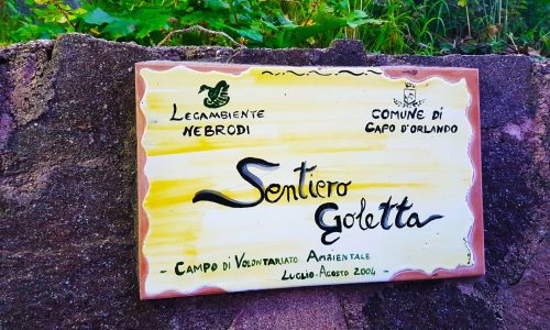 la casa di aurelio sentiero goletta cartello